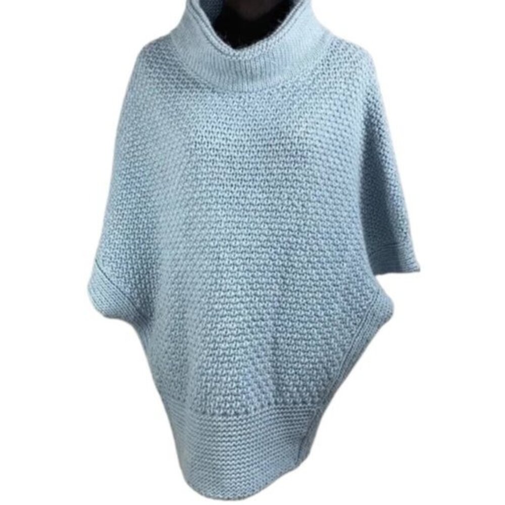 Anthropology - Elsamanda Chunky Knit Blue Sweater M